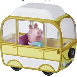 Pig Peppa's Adventures Little Campervan 8", Includes 3-inch Peppa Pig Figure EUC